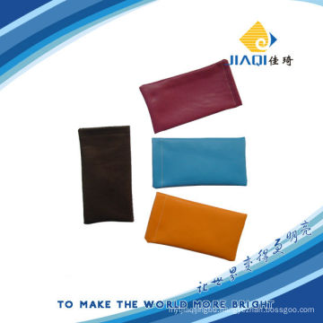 PU sunglasses leather pouch, PVC eyeglass pouch,leather glasses pouch